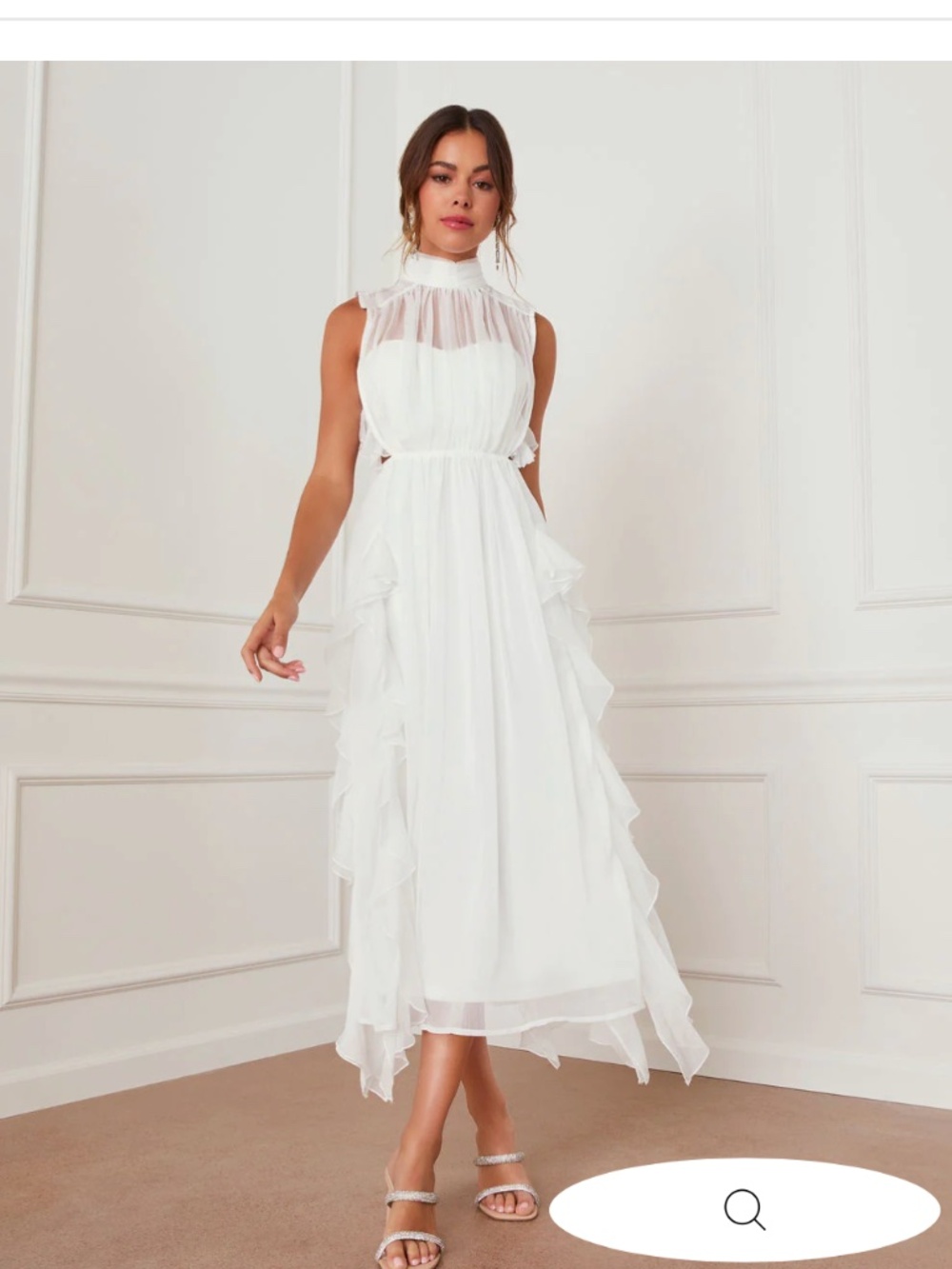 NWOT VICI Carina Ruffles Dress